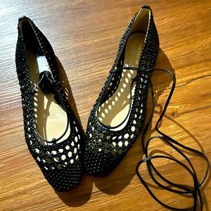 New Ann Taylor lace up flats